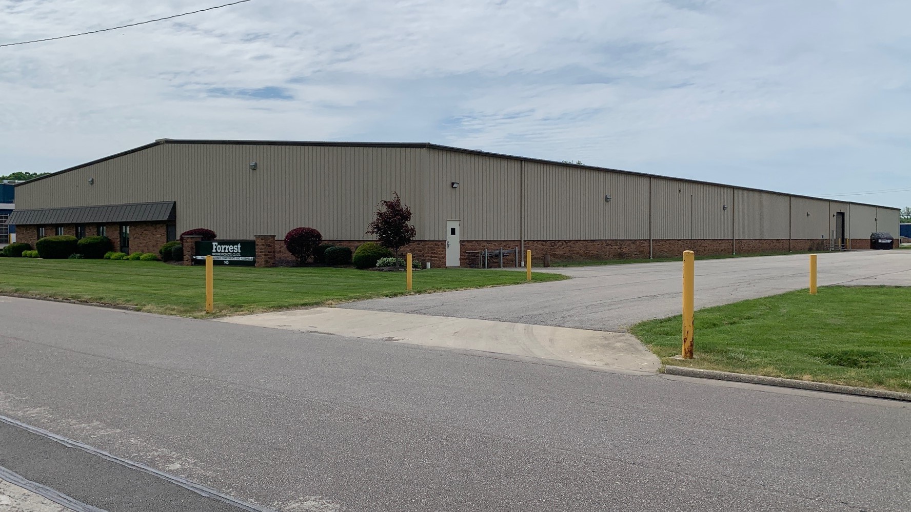 Forrest Machine Products facility at 145 Industrial Drive, Lexington, Ohio