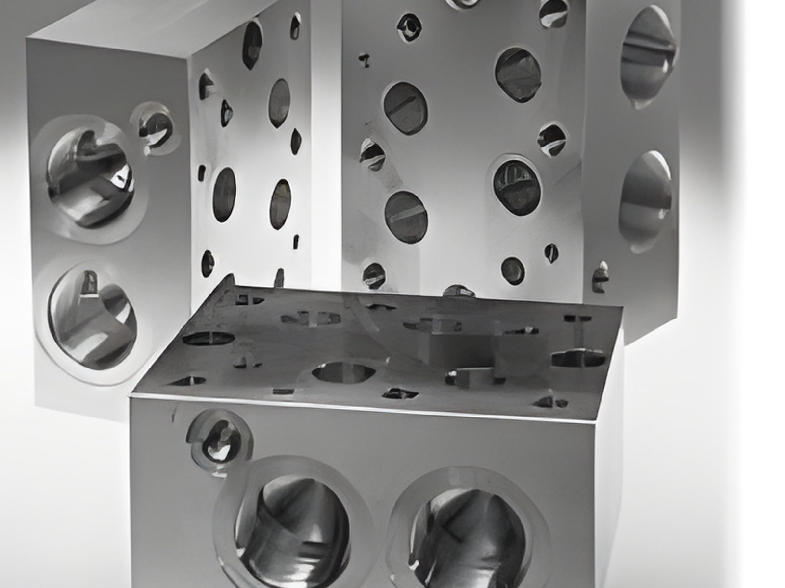 Multi-ported machined manifold body