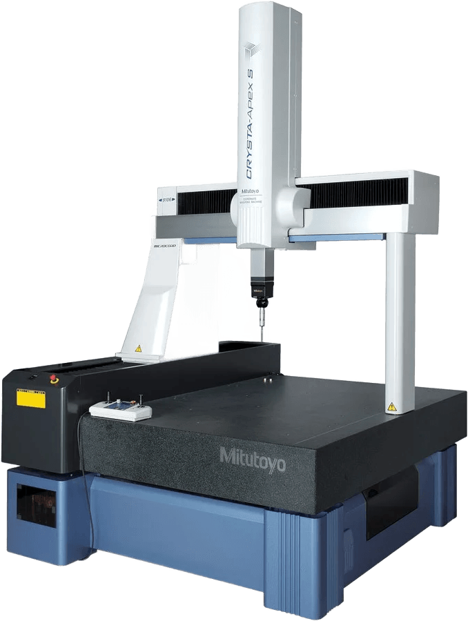 Mitutoyo Crysta-Apex S coordinate measuring machine used for final inspection